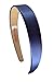 Funny Girl Designs 1 Inch Wide Satin Headband (Navy Blue)
