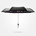 Jenabee® Blooming Flower Black Vinyl UV Protective Canopy Parasol UPF 40+ Sun Block Umbrella Summer Shady Sun Umbrella