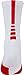 Nike Elite 1.5 Team Crew Sock White/University Red/University Red LG (Men's Shoe 8-12, Women's Shoe 10-13)