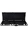 Gearlux Bass Guitar Hard Case, Fits Fender Precision/Jazz Bass and More with Exterior Lock and Key, Interior Accessory Compartment, and Plush Interior Padding - Black
