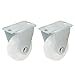 Uxcell Plastic Hand Trolley Wheel Carts Roller/Caster, 1.2-Inch Dia, 2-Piece