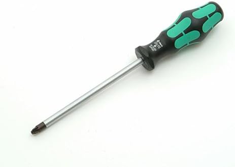 Wera 355 PZ Kraftform Lasertip screwdriver, Pozidriv PZ 3 x 150 mm, 05009320001, Multi-colour