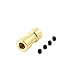 Uxcell a14062000ux0830 RC Model Toy Brass Motor Shaft Coupling Connector