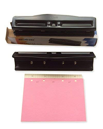 Adjustable Puncher for 4 holes upto A4 Size 45/65/45mm (A5 Size setting)(999D)