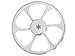 BBR Tuning Bicycle Rims 26 Inch - Heavy Duty White Mags Rim Wheelset - Beach Cruiser Mountain Bike Wheels - 6 Spoke 26Inch Wheel Set - Front & Rear