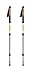 Montem Ultra Strong Trekking, Walking, and Hiking Poles - One Pair (2 Poles) - Collapsible, Lightweight, Quick Locking, Weather-Resistant and Ultra Durable (Yellow (EVA Foam Grip))