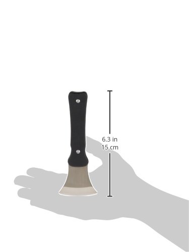 DMI Verti-Grip Curved Cutting Kitchen and Dinner Knife for Individuals with Limited Hand Strength, Stainless Steel Blade
