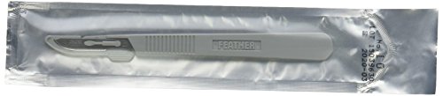 Graham-Field Sterile Disposable Scalpel - Stainless Steel Medical Knife and Surgical Tool, Grey, Size 10, Pack of 20 - 2975#10