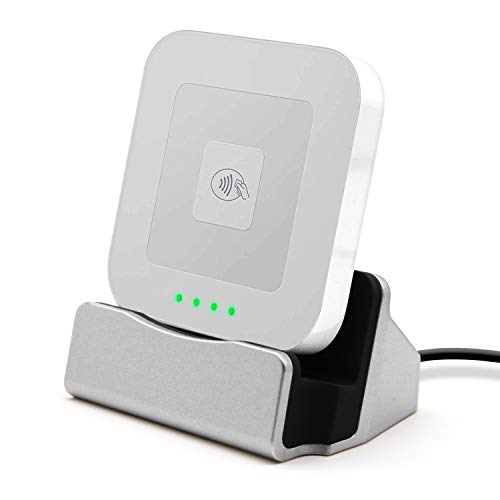 Boomba Charging Station Compatible with Square Card Reader (Silver)