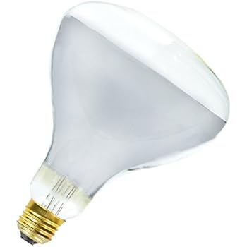 Westinghouse Lighting 0348400, 250 Watt, 120 Volt Clear Infrared Heat Incandescent R40 Light Bulb - 5000 Hours