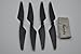 Blomiky 4pcs 2A+2B Propeller Props Blades Fit for MJX Bugs3 B3 H ubsan H501S Quadcopter Drone H501S Propeller Black