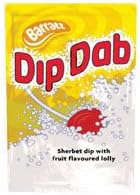 Dip Dab Sherbet with Lolly (Box of 50)