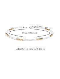 Sweet Bell 10 Pieces Seed Bead Choker Necklace for Women Girl Hawaiian Beaded Choker Necklace Chain Jewelry Set Statement Adjustable Bead Necklace