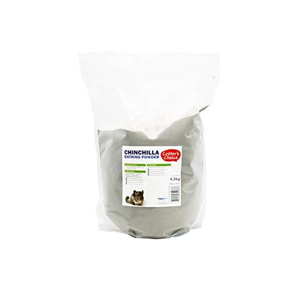 Critters Choice 4.5kg Bathing Powder Specifically for Chinchilla Care