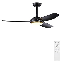 Duckbeer 46" Modern Ceiling Fans with Lights and