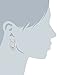 Amazon Collection Sterling Silver Silver-Plated Lightweight Twist Hoop Earrings