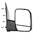 SCITOO Towing Mirror Passenger Side Fit for Ford Exterior Accessories Mirror Fit 2002-2008 for Ford E150 E250 E350 E450 E550 Van with Duel Glass Foldable Manual Controlling Features