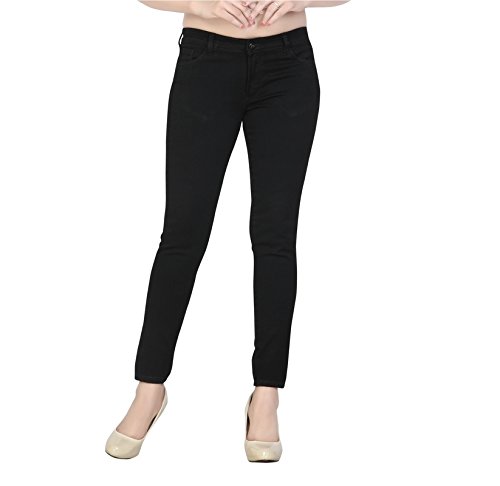 plain black jeans women's