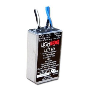 LighTech LET-60 Electrical Transformer, 12V 60W Electronic Dimmable