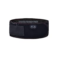 JIANGXIUQIN Waist Heat Belt Waist Heating Pad Lower Back Massager Lumbar Support Belt Technology 3 Heat and Massage Settings with Auto Shut Off for Men Women (Color : Black, Size : Free Size)