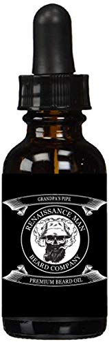 Renaissance Man Beard Company (RMBEARDCO) | Grandpa's Pipe | Premium Beard Oil 1 oz. Dropper Bottle - 0002