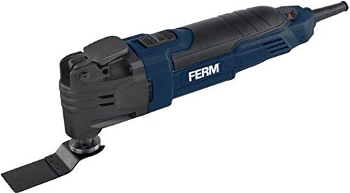 FERM OTM1007 Multi Tool 300W - Complete with a Scrape Knife, Cut Blade, Sanding Plate, 3 Sanding Sheets and Handy Storage Case
