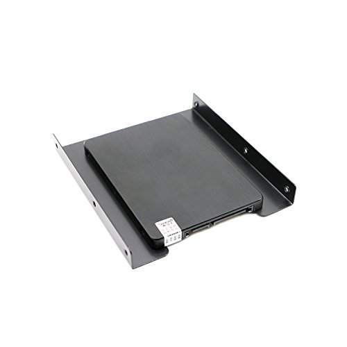 Saisn 2.5" to 3.5" SSD HDD Hard Disk Drive Holder Metal Mounting Bracket Adapter (One-Drive Bracket) - Thumbnail 3