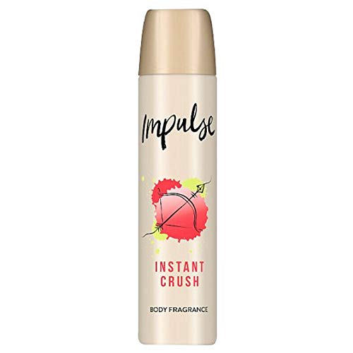 6 x Impulse Deodorant Body Spray 75ml - Instant Crush