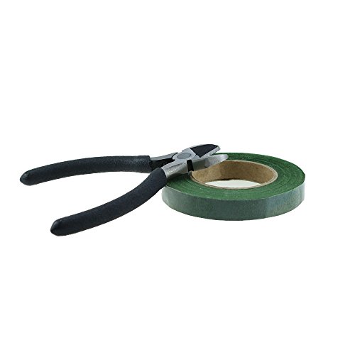 Amersumer Floral Arrangement Tool Kit Floral Tape Stem Wrap 30m Floral Wire Floral Cutter.Great for Festival Arrangements