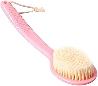 Long handle bath brush with super soft brush and bath brush body..
