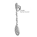 SELOVO Bridal Art Deco Classical Gatsby Inspired Pave Cubic Zirconia Chandelier Earrings Clip-On