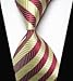 jacob alex #38803 Classic Necktie Elegant Striped Tie WOVEN JACQUARD Silk Men's Suits Ties