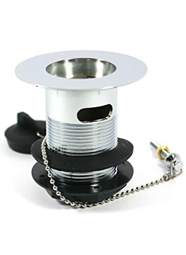 1 ยฝโ Belfast Sink Waste Slotted Chrome Barco