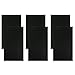 NKTM 6 Pack Leather Repair Patch Self-Adhesive Sofa Patch First-aid for Car Seats Handbags Jackets 10 Inch by 6 Inch Black and Brown