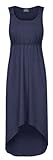 Milk Nursingwear Women's High-Low Nursing Dress-L-Navy