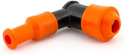 Universal 90 Degree Motorcycle Spark Plug Cap Orange Bike Scooter Quad Kart ATV