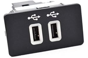 HX Dual USB Interface Module for Ford Apple Carplay SYNC3 Only, OE# HC3Z-19A387-B, Blue Light