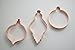 Christmas Ornaments Cookie Cutter, Set 3 Piece Handcrafted in the USA by The Fussy Pup