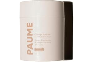 PAUME Overnight Hand and Foot Hydration Mask, Moisturizing Treatment for Dry Hands, Dry, Cracked Feet, Shea Butter, Unscented, Restores Softness & Smoothness, 3.4 oz