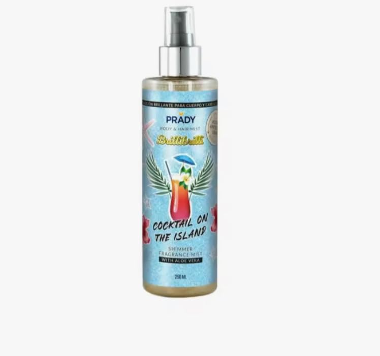 Prady Cocktail on the island shine body and hair lotion