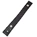 Hide & Drink, Rustic Leather Whip Holster/Belt Loop Bullwhip Holder Handmade (Charcoal Black)