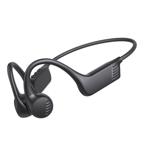 Bone Conduction Bluetooth 6.0 Earphones, IPX6 Wireless Bone Headset | Bone Conduction Open Ear Headphones with Mic,Open Ear Sport Earphones for Running, Cycling and Fitness
