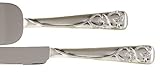 Hortense B. Hewitt Wedding Accessories Sparkling Love Silver-Plated Cake Knife and Server Set, Garden, Lawn, Maintenance