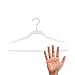 NEW EXCLUSIVE INNOVATION by Closet Complete: COMPLETELY CLEAR, Space Saving, INVISIBLE HANGERS, Ultra-Thin ACRYLIC HANGERS, ROSE GOLD Hooks, Set of 10