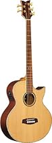 Ortega Guitars D2-5 Deep Series Two 5-String Acoustic Bass with Solid Cedar Top, Rosewood Body, Satin Finish
