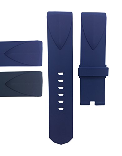 WatchBandHouseCompatible Admirals Cup 22mm,24mm Watch Band Strap | Free Spring Bar Tool (22mm, Blue)