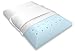 Bluewave Bedding Ultra Slim Gel Memory Foam Pillow for Stomach and Back Sleepers - Thin and Flat Design for Spinal Alignment and Enhanced Sleeping (2.75-Inches Height, Standard Size)