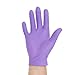 Halyard Health 55084 Model KC500 Nitrile Powder Free Exam Gloves, Disposable, Extra Large, Purple (Pack of 90)