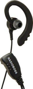 Air Bud Earpiece with PTT - Kenwood 2-Pin Connector
