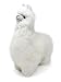 Standing Alpaca Fur Alpaca Adult Figure - White 12 Inch